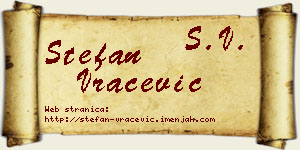Stefan Vračević vizit kartica